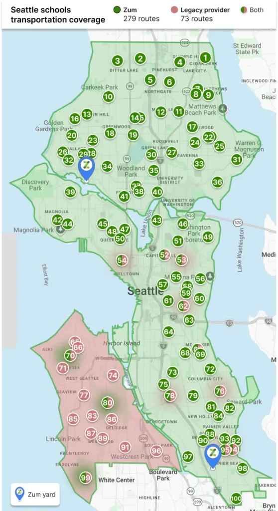 Zum Seattle Coverage Map